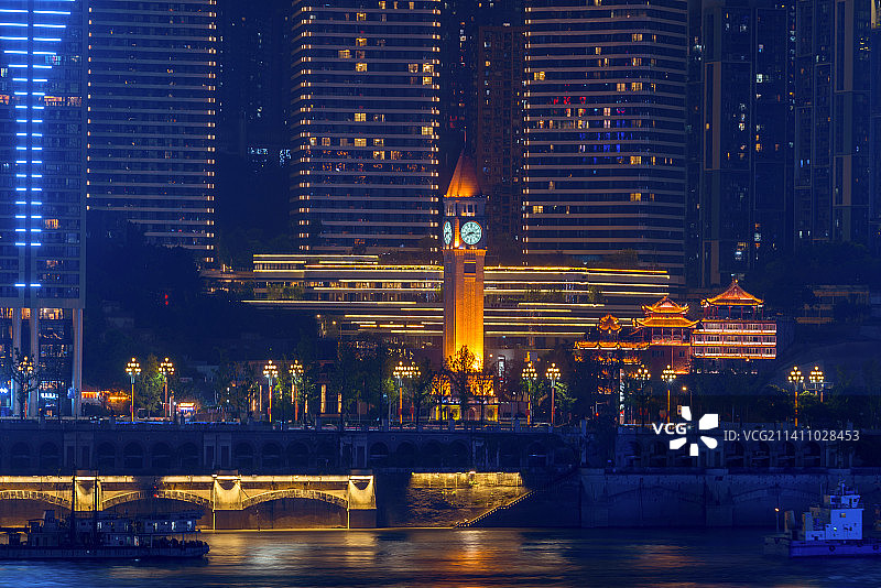 重庆夜景图片素材