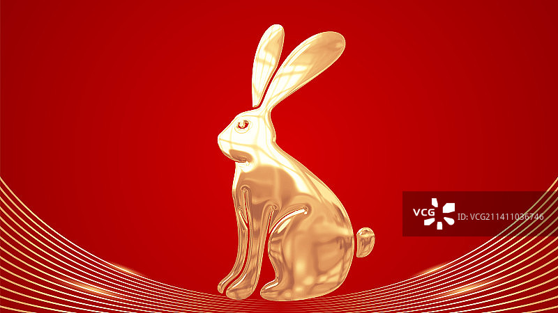 兔年插画图片素材