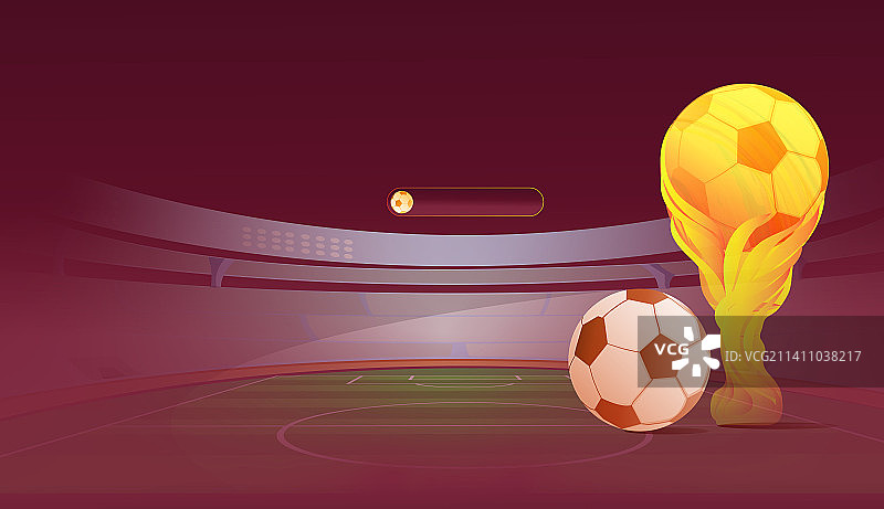 足球世界杯体育运动比赛的插画图片素材