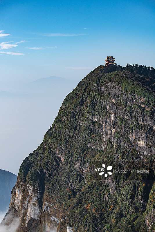 峨眉山万佛顶图片素材