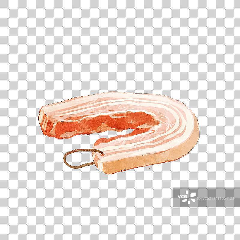 猪肉插画元素图片素材