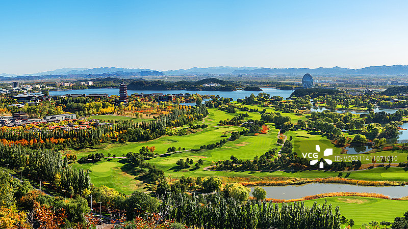 醉美雁栖湖图片素材