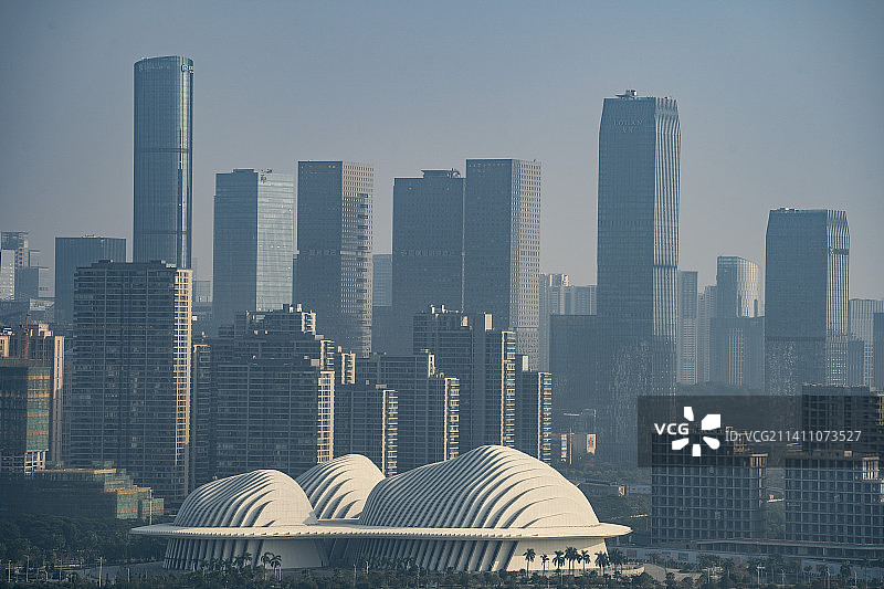 南宁五象总部基地与广西文化艺术中心图片素材