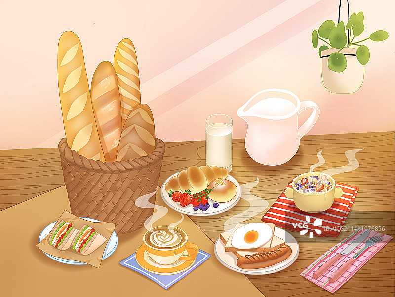 欧式早餐图片素材