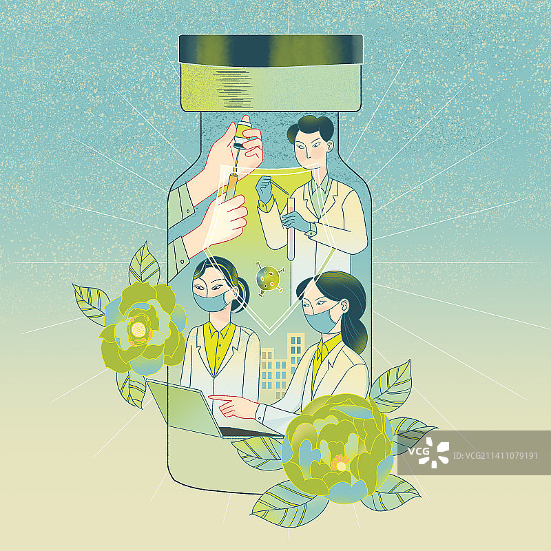 医务工作者插画图片素材