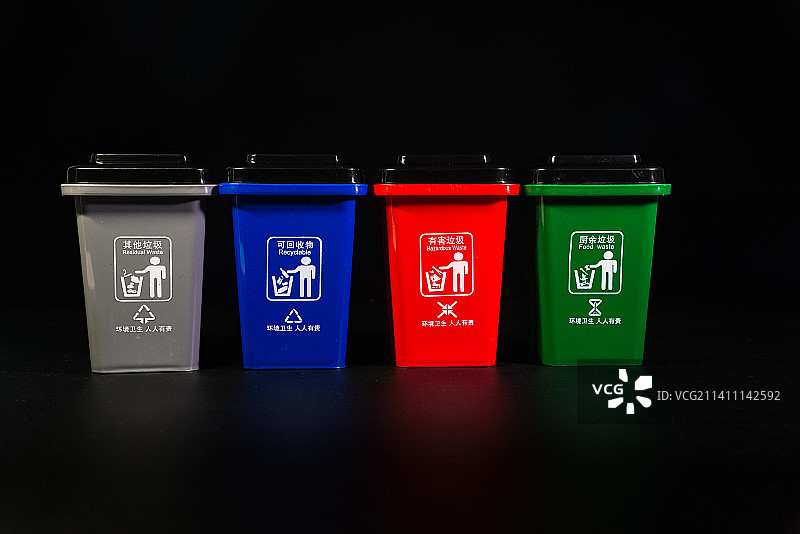 垃圾分类保护环境图片素材