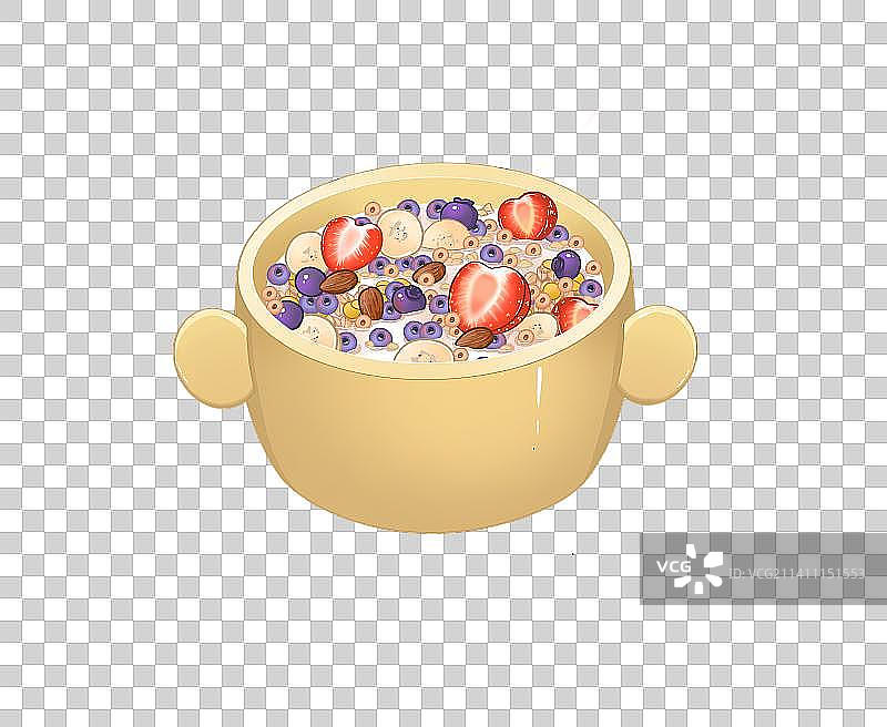 水果麦片图片素材