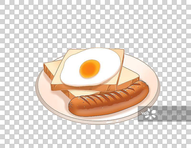 吐司香肠图片素材