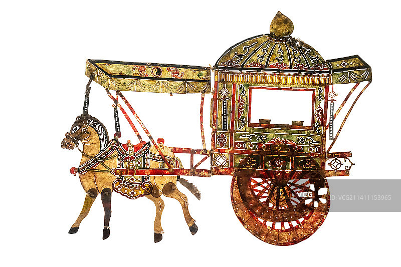 成都中国皮影博物馆藏皮影模型图片素材