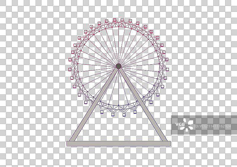 摩天轮图片素材