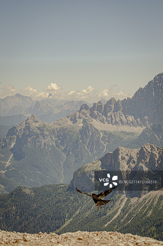 勃朗峰山脉霞慕尼的壮丽山景图片素材