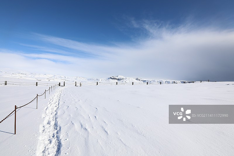 冰岛迪霍拉里海岬雪山宛如人间仙境图片素材