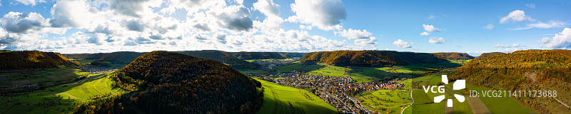 德国代金根的壮丽景色图片素材