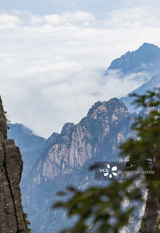 安徽黄山风景区自然风光图片素材