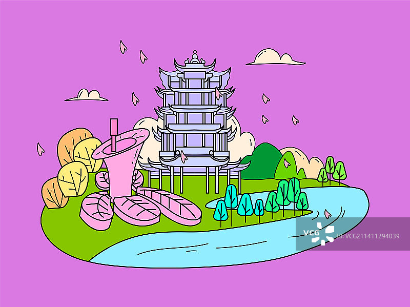 武汉印象图片素材