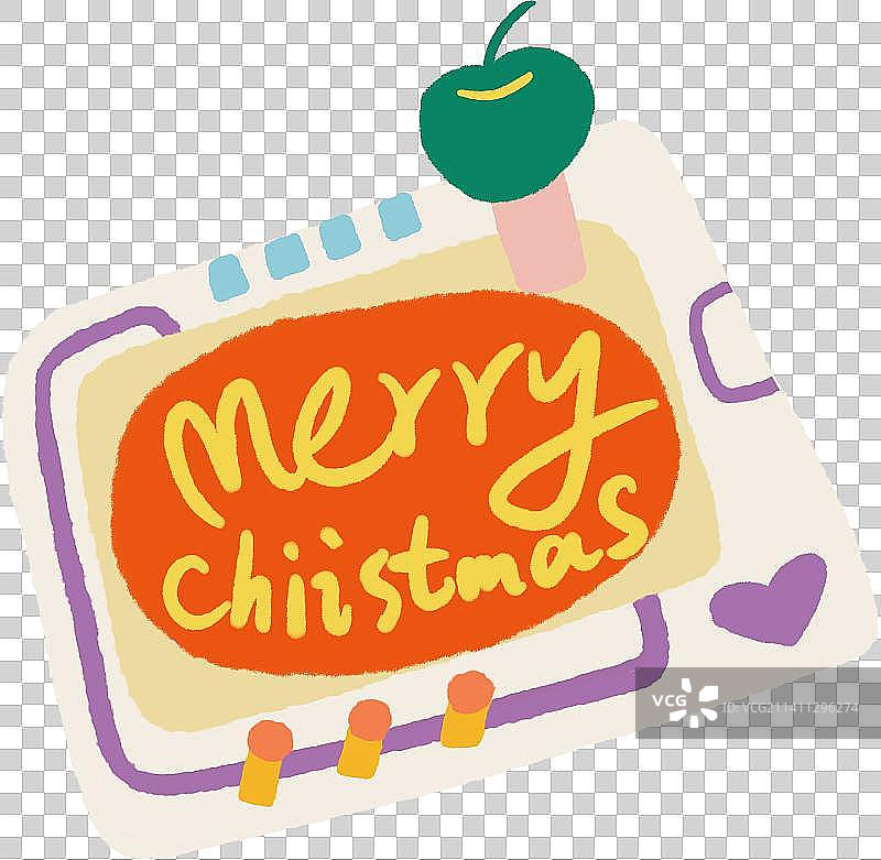 圣诞游戏贴纸图片素材