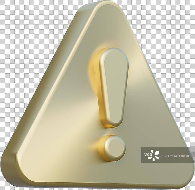 3D免抠警告警示预警提示图标图片素材