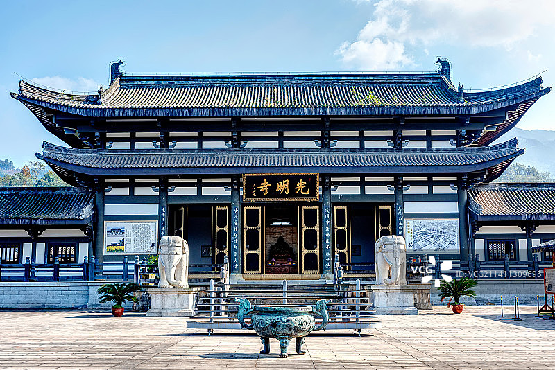 眉山光明寺图片素材