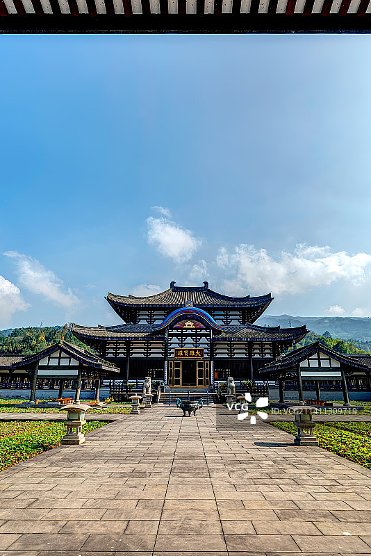 眉山光明寺图片素材