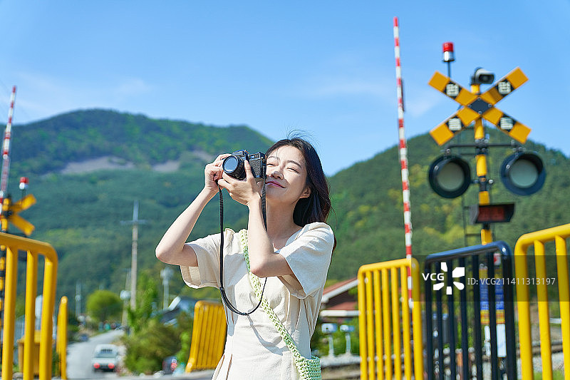 韩国郊区景色图片素材