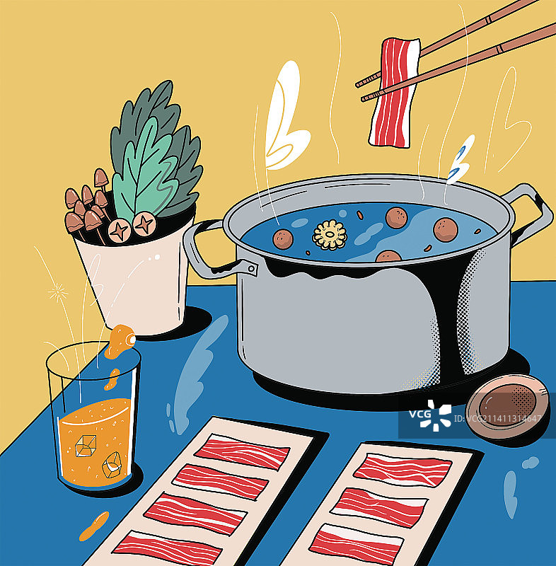 牛肉火锅图片素材