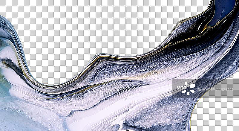 流体山脉 抽象自然艺术图片素材