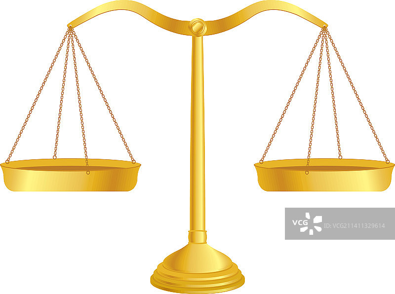 金色正义天平图片素材