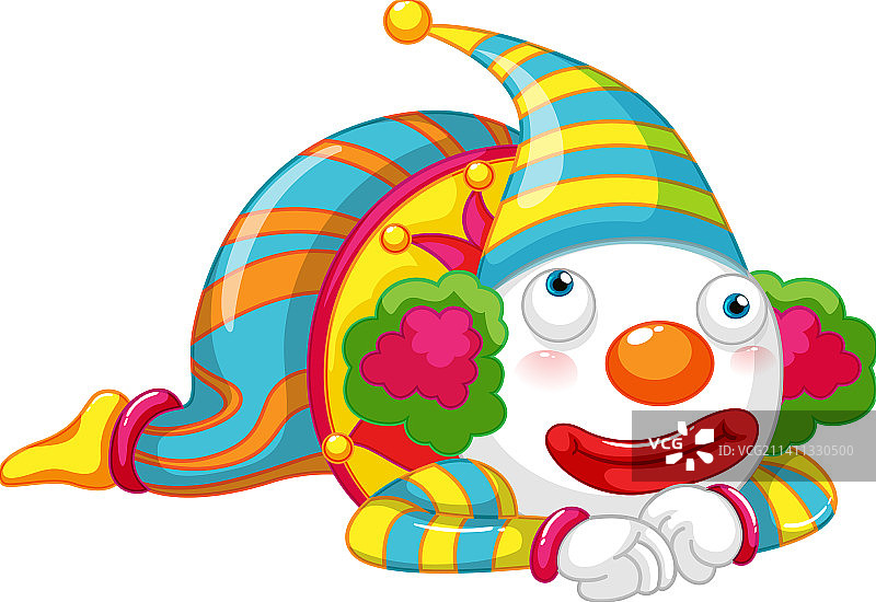 卡通小丑人物图片素材