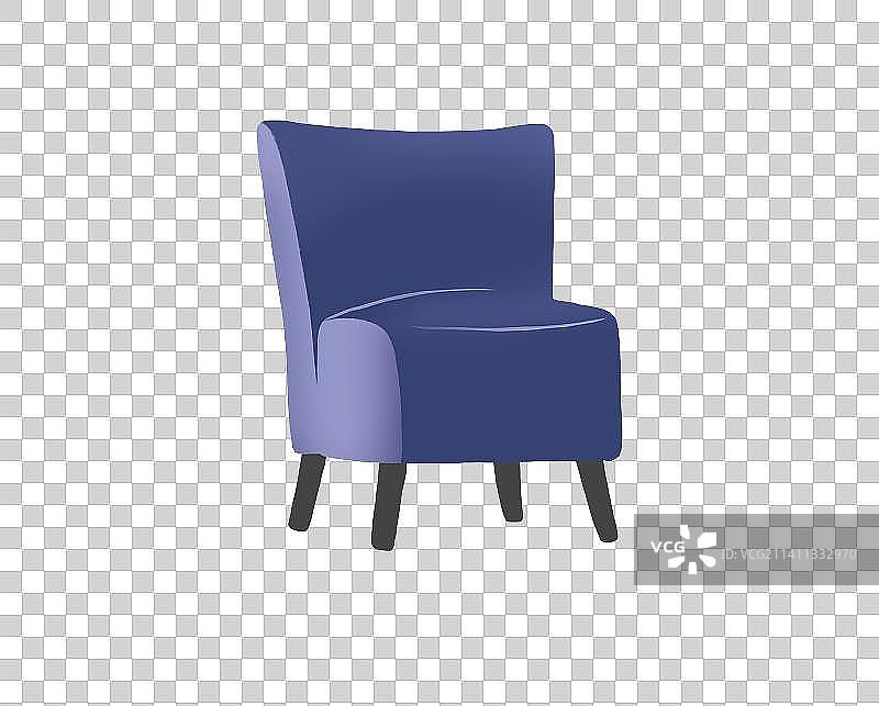 紫色沙发图片素材