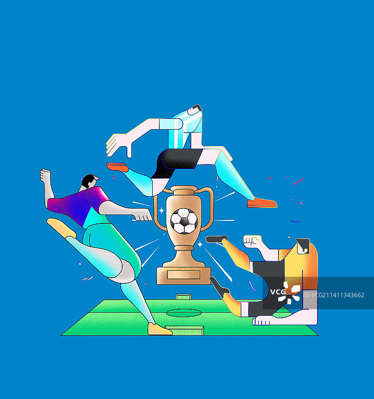 三足鼎立世界杯足球运动员体育赛事比赛联赛竞争图片素材