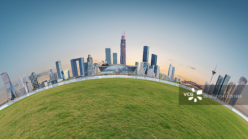 城市地标地球仪，面向全球的成都图片素材