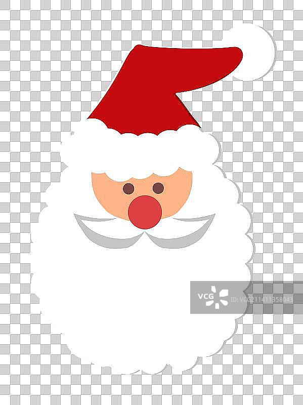 圣诞节元素红色圣诞老人图片素材
