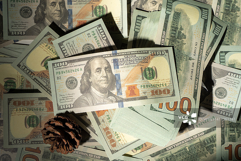 美金一堆钞票货币堆积铺满图片素材