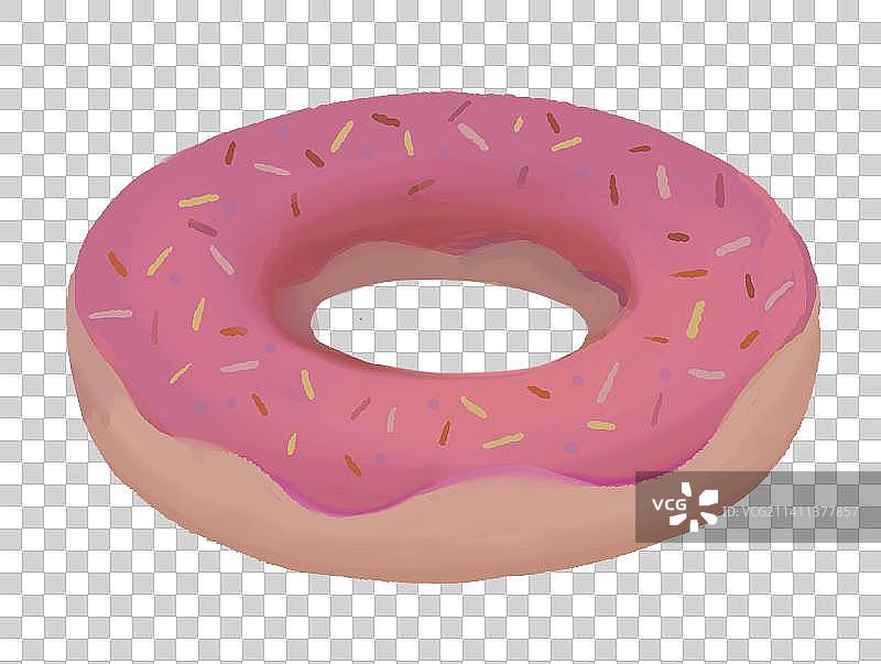 元素甜甜圈游泳圈图片素材