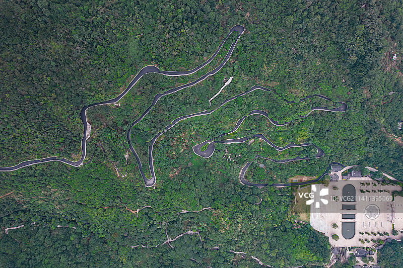 深圳阳台山森林公园登山步道图片素材
