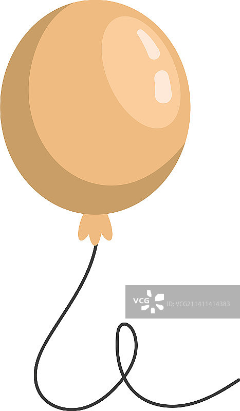 金色氦气球漂浮图片素材