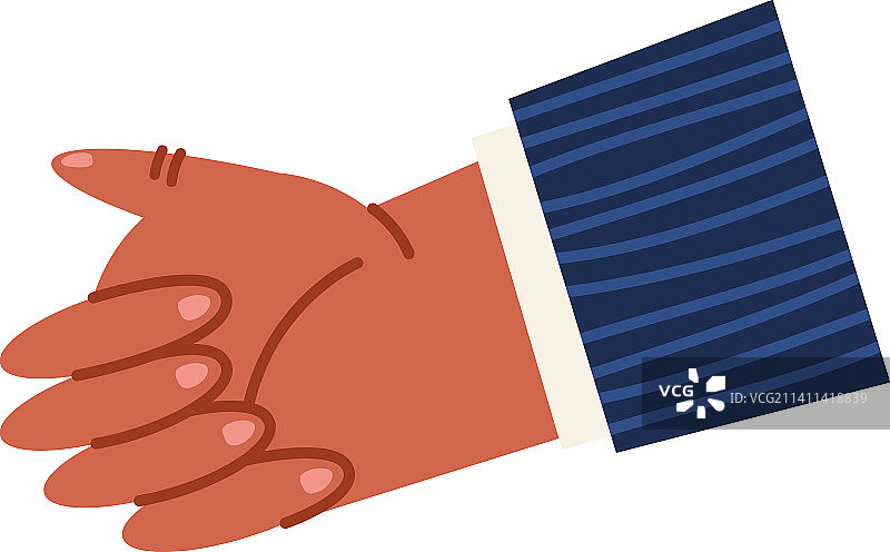 敬礼的手图片素材