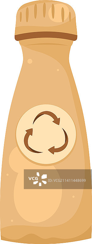 带回收箭头的瓶子图片素材