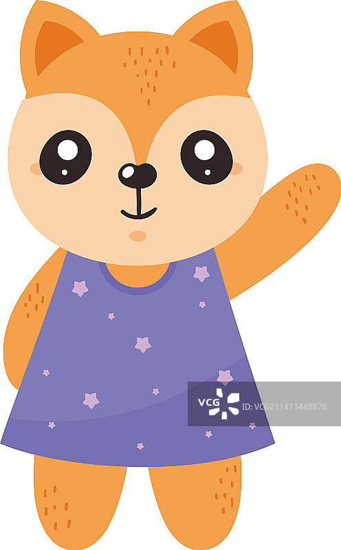 可爱风格小松鼠图片素材