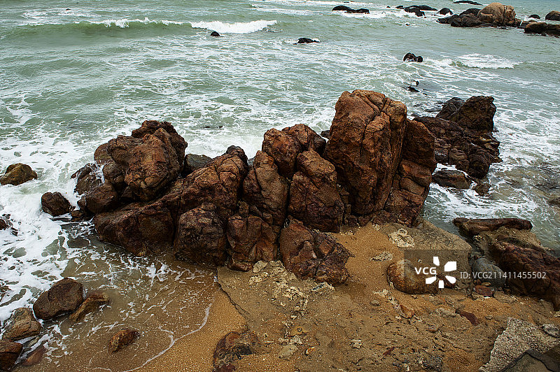 海南三亚，天涯海角风景。图片素材