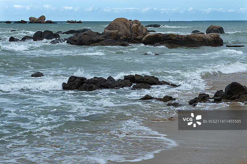 海南三亚，天涯海角风景。图片素材