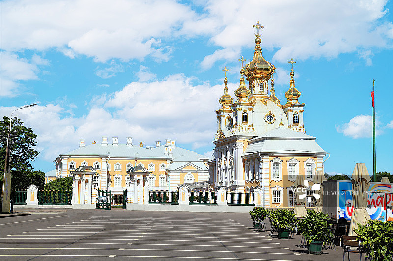 俄罗斯圣彼得堡“夏宫”风光图片素材