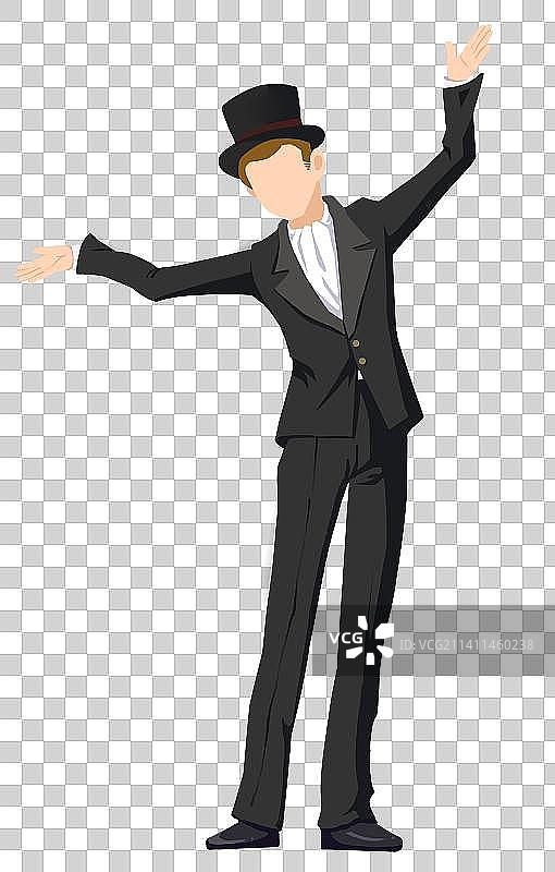 西装绅士图片素材