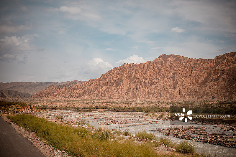 中国新疆阿克苏托木尔峰自然保护区图片素材