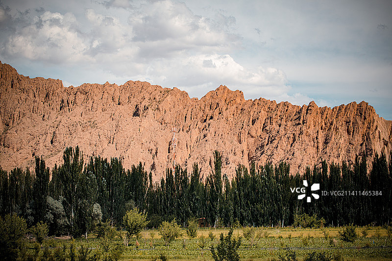 中国新疆阿克苏托木尔峰自然保护区图片素材