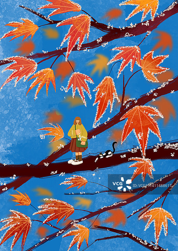 秋季插图图片素材