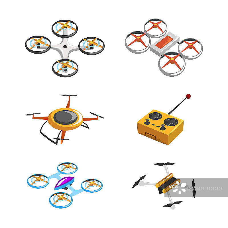 带遥控器的无人机图片素材
