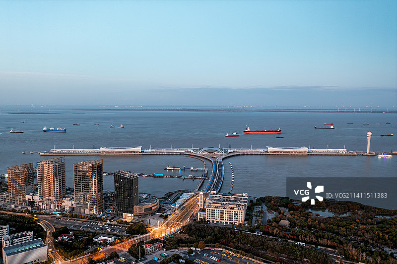 上海宝山邮轮港图片素材