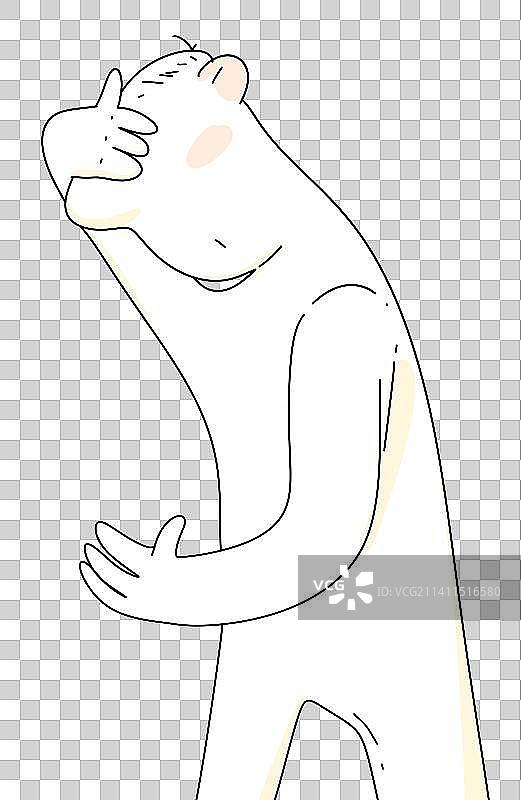 冬天漫画设计元素人物图片素材