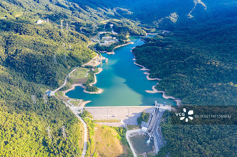 海南黎母山水库图片素材